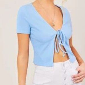 VINTAGE Y2K TIE FRONT CARDIGAN